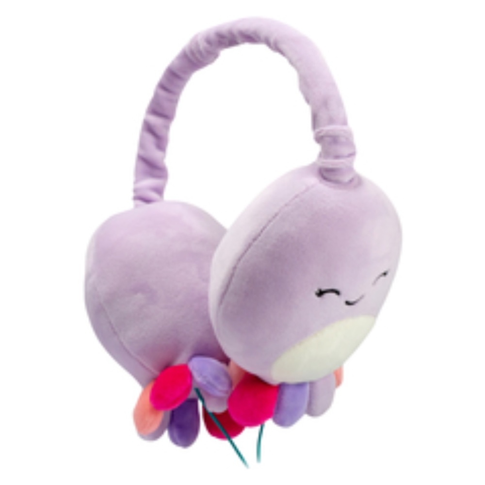 squishmallows™ plush wired headphones BEULA THE OCTOPUS